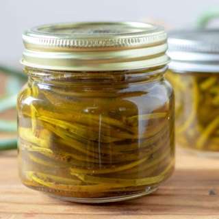 Pickled Garlic Scapes