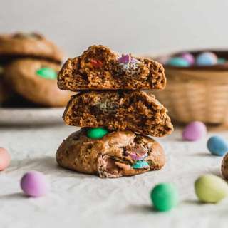 Almond Butter Mini Egg Cookies