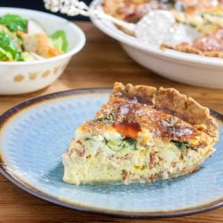 Chicken & Bacon Quiche