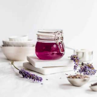 Purple Lavender Simple Syrup