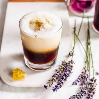Iced Honeycomb Lavender Latte