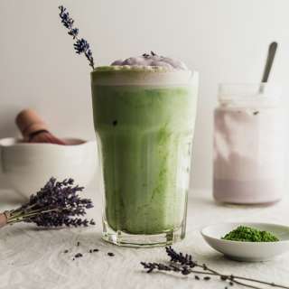 Lavender Cream Matcha Tea Latte