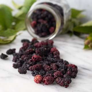 Dehydrating Blackberries