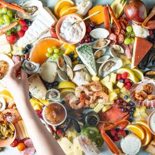 Charcuterie Platter with Seafood
