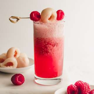 Raspberry Lychee Fizz