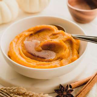 Maple Five-Spice Mashed Kabocha Squash
