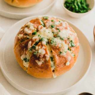 Korean Cream Cheese Garlic Bread
