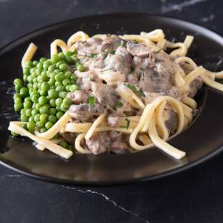 Venison Stroganoff