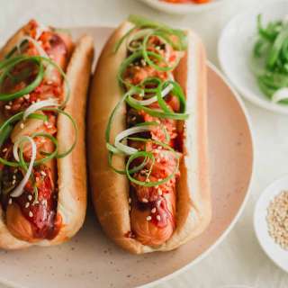 Kimchi Hot Dogs