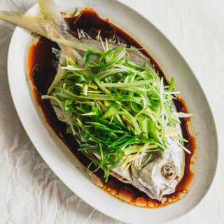 Steamed Pompano