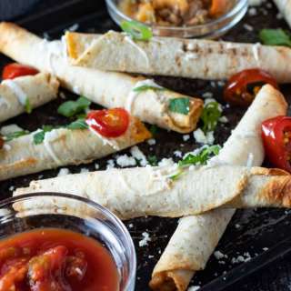 Air fryer Taquitos (or Flautas)