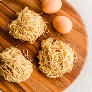 Homemade Chinese Egg Noodles (雞蛋麵)