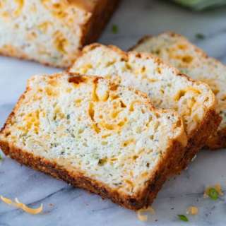 Zucchini, Green Onion, Cheesy Quick Bread