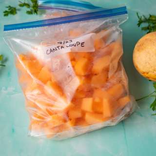 Freezing Cantaloupe