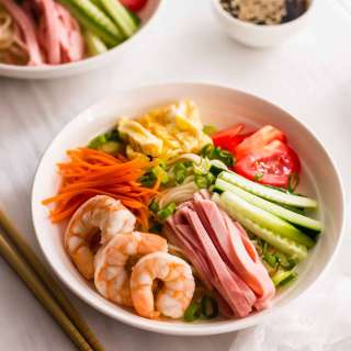 Cold Ramen Noodles (Hiyashi Chuka)
