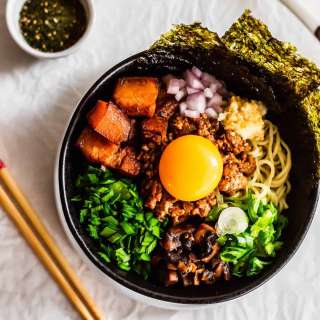 Pork Mazesoba Ramen Noodles