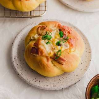 Pumpkin Bacon & Corn Buns