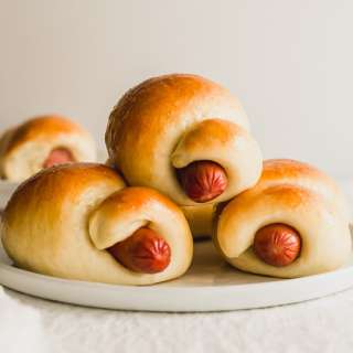 Chinese Hot Dog Sausage Buns (Bakery-Style)