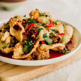 Chinese Chilled Fish in Chili Sauce