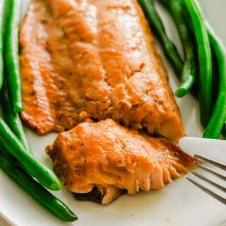 Maple Soy Baked Salmon 
