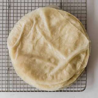 Homemade Fresh Spring Roll Wrappers