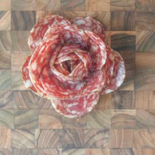 Meat Roses for Charcuterie