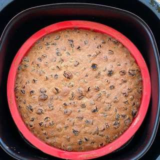 Air Fryer Christmas Cake
