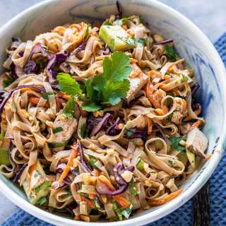 Thai Noodle Salad with Peanut Dressing