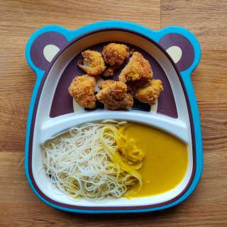 Katsu Curry with Cauliflower Nuggets for Toddlers and Kids