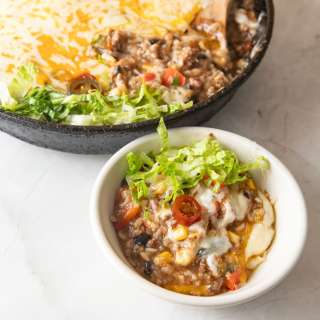 Mexican Beef and Rice Skillet