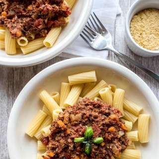 Vegan Cauliflower Walnut Bolognese