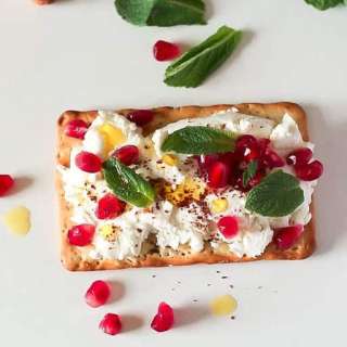 Labneh with Sumac and Pomegranate