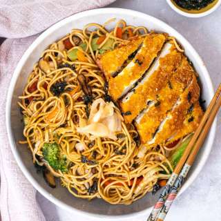 Vegan Yakisoba with Tofu