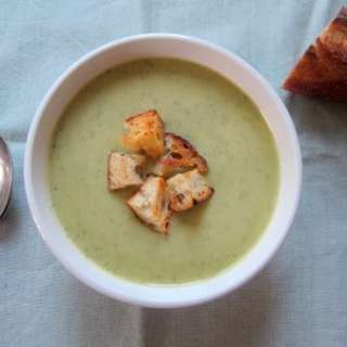 Cardamom, Almond and Courgette Soup