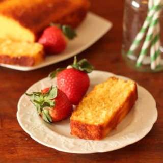 Marmalade Coconut Semolina Cake
