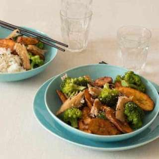 Smoked Mackerel, Broccoli and Plantain Stir-fry - Sierra Leone Flavours