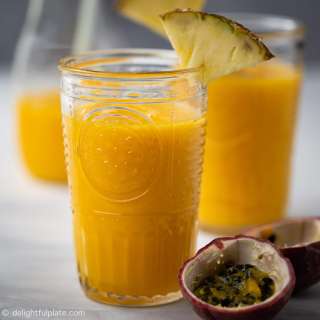 Tropical Pineapple Mango Smoothie