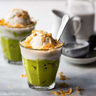 Vietnamese Avocado Mousse Ice Cream (Kem Bo)