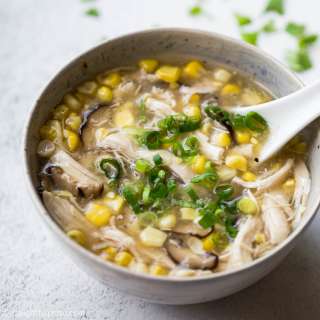 Pressure Cooker Chicken Corn Soup