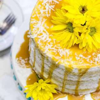 Coconut Mango Cake With A Coconut Caramel Drizzle – Sierra Leone Flavours
