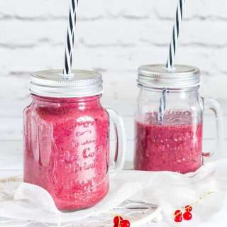 Balsamic Roasted Berry Smoothie (Vegan)