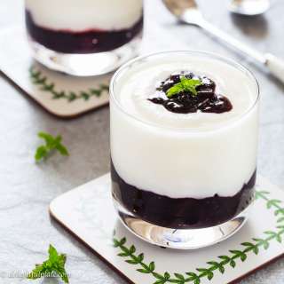 Yogurt Black Sticky Rice Pudding (Sua chua nep cam)
