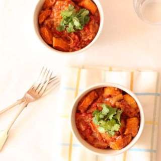 West African Chicken and Sweet Potato Stew
