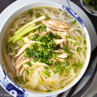 Authentic Pho Ga (Vietnamese Chicken Noodle Soup)