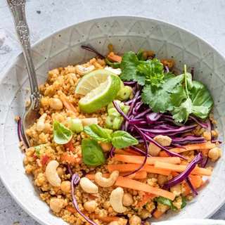Dump and Start Instant Pot Thai Curry Quinoa Salad