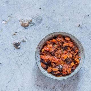 Caponata – Aubergine Stew {Vegan}