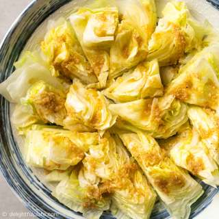 Iceberg Lettuce Salad with Ginger Dressing