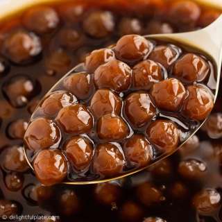 Homemade Black Boba Pearls