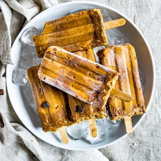 Chocolate Pumpkin Pie Popsicles