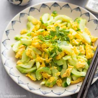 Stir-Fried Cucumber with Egg